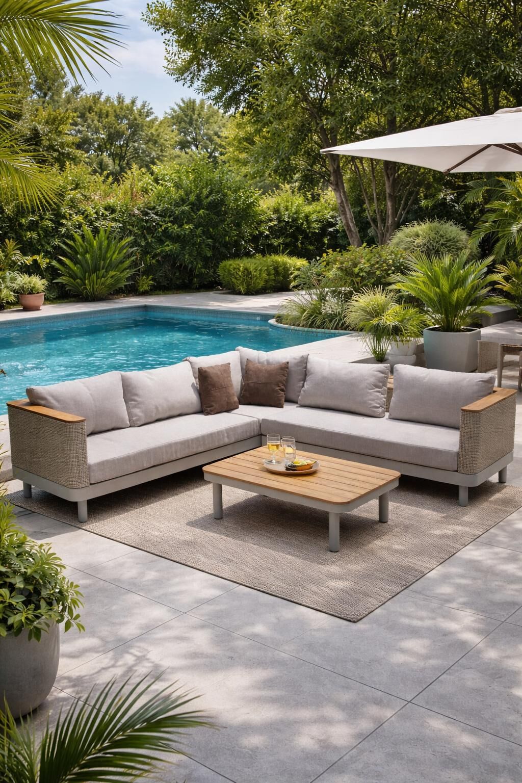 Beige sofa