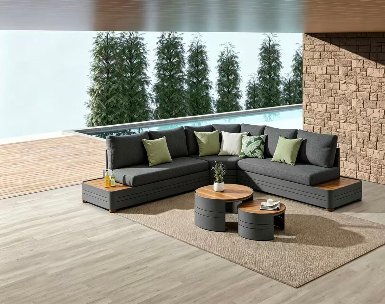 Grey sofa
