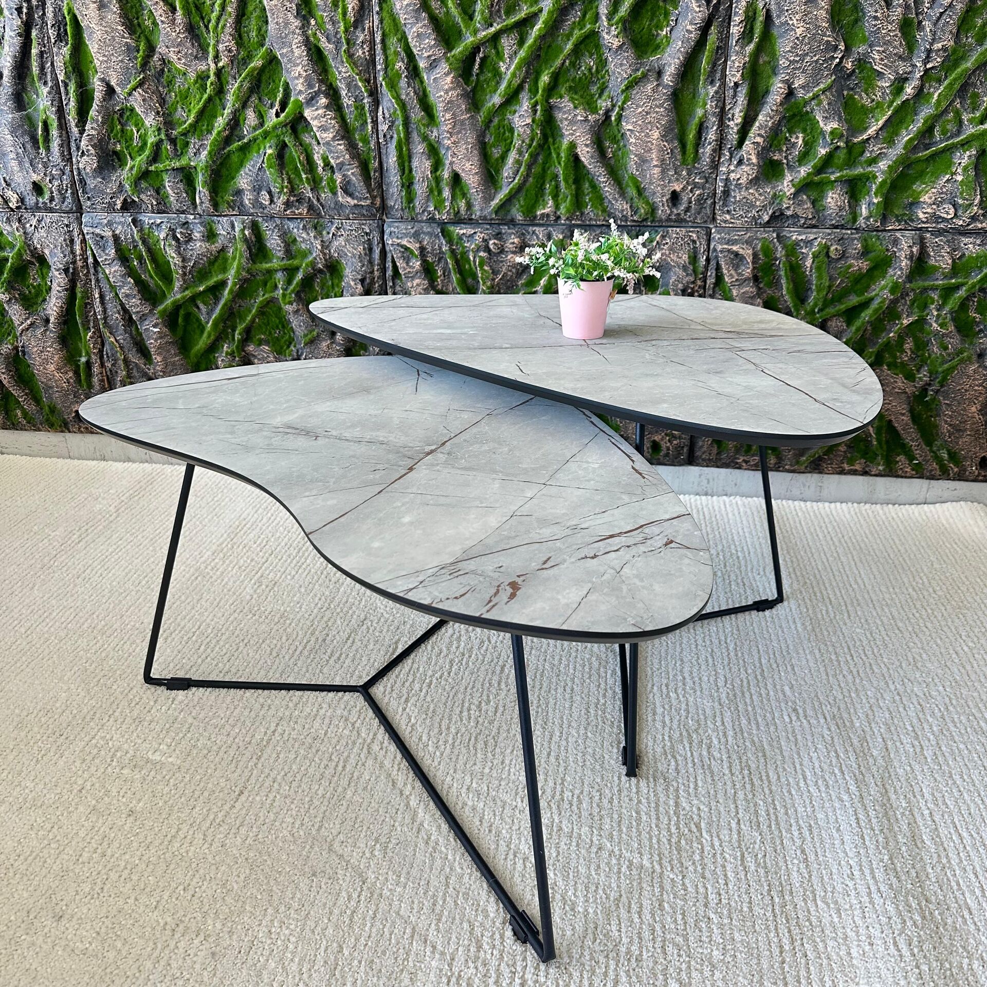 Grey pear-wood table